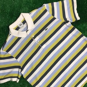Striped Lacoste size medium